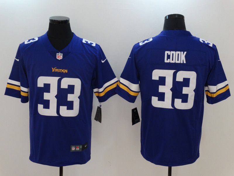 Men Minnesota Vikings #33 Cook Purple Nike Vapor Untouchable Limited NFL Jerseys